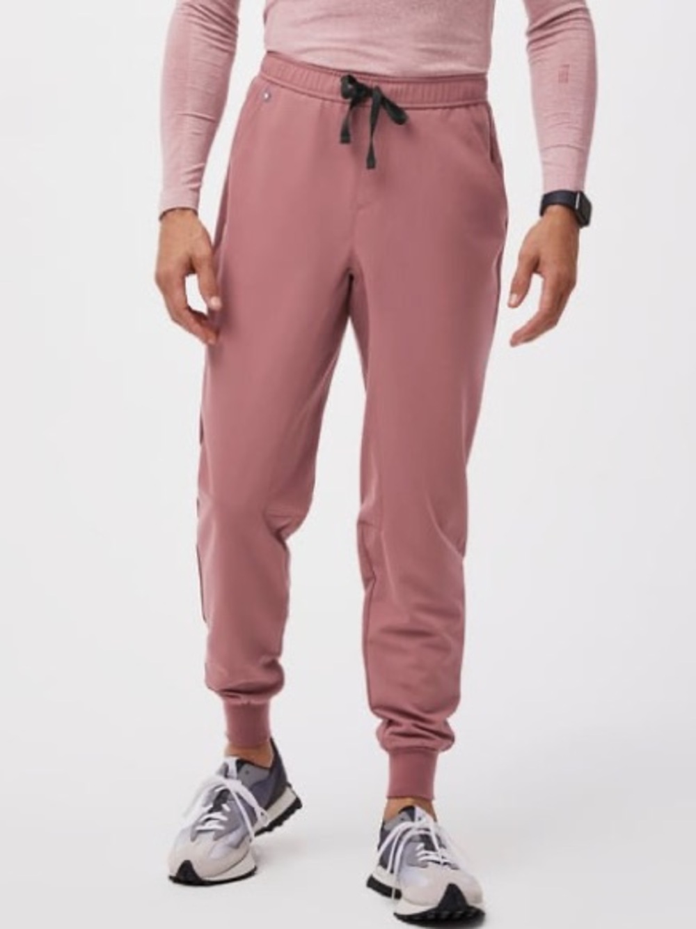 Figs Men’s Tansen Jogger Scrub Pants in Mauve Size Small Short